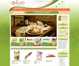 Eurofoodimports.com(European Quality At Affordable Prices) Screenshot