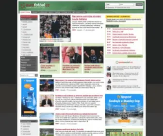 Eurofotbal.cz Screenshot