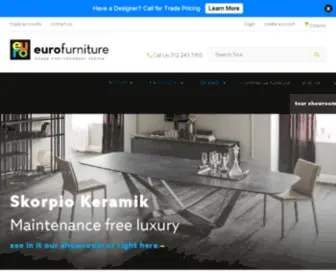 Eurofurniture.com(Contemporary Furniture) Screenshot