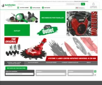 Eurogarden.be(De specialist in tuinmachines & onderdelen) Screenshot