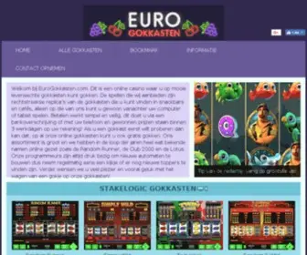 Eurogokkasten.com(EuroGokkasten) Screenshot