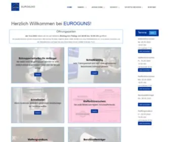 Euroguns.at(Waffenhändler) Screenshot