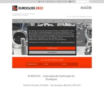 Euroguss.de(Internationale Fachmesse für Druckguss) Screenshot