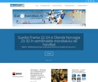 Eurohandbal.ro(Joaca Handbal) Screenshot