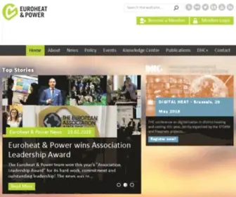 Euroheat.org(Euroheat & Power) Screenshot