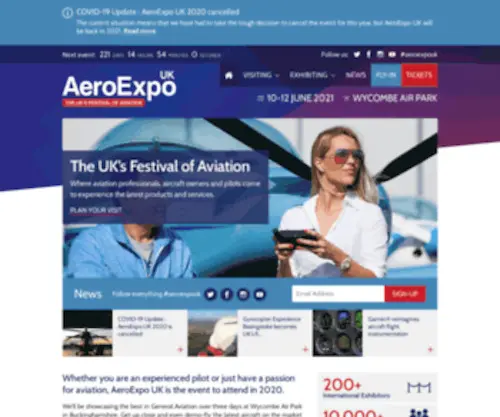 Eurohelishow.com(AeroExpo UK 2021) Screenshot