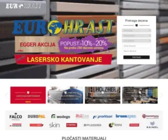 Eurohrast.rs(Pločasti materijali) Screenshot