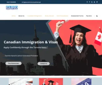 Euroimmiconsultant.pk(Euro Immigration Consultant) Screenshot