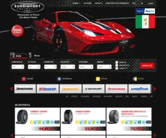 Euroimportpneumatici.com(Gomme online) Screenshot