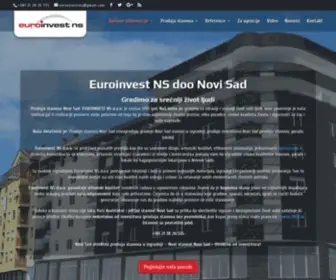 Euroinvestns.com(Prodaja stanova Novi Sad) Screenshot