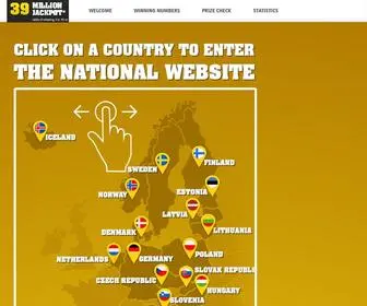 Eurojackpot.com Screenshot