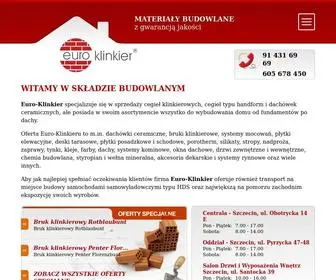 Euroklinkier.pl(Euro Klinkier Szczecin oferuje) Screenshot