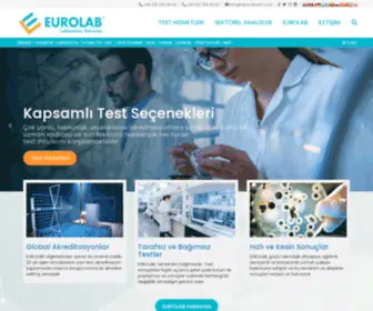 Eurolab.net(Endüstriyel Test Laboratuvarı) Screenshot