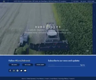 Eurolifebrands.com(EuroLife Brands Inc) Screenshot