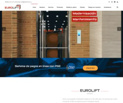 Eurolift.com.co(Instalación) Screenshot