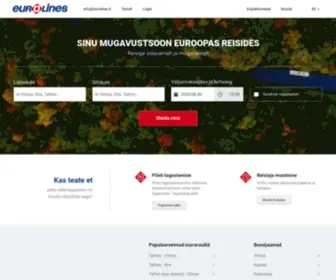 Eurolines.ee(Eurolines) Screenshot