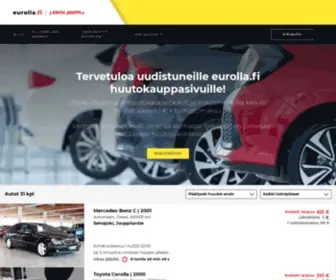 Eurolla.fi(Huutokaupasta auto vaikka eurolla) Screenshot