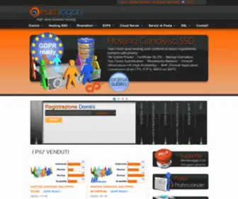 Eurologon.com(Hosting linux e windows) Screenshot