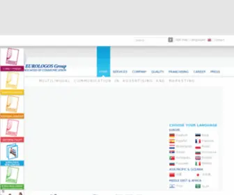 Eurologos.be(The Eurologos Group) Screenshot