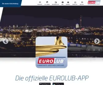 Eurolub.com(Schmierstoffe) Screenshot