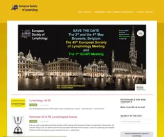 Eurolymphology.org(European Society of Lymphology) Screenshot