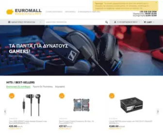 Euromall.gr(Ηλεκτρονικό κατάστημα λιανικής και χονδρικής πώλησης) Screenshot