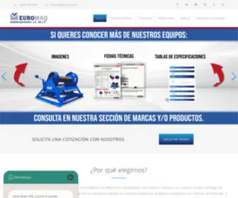 Euromaquinaria.com.mx(DE C.V) Screenshot