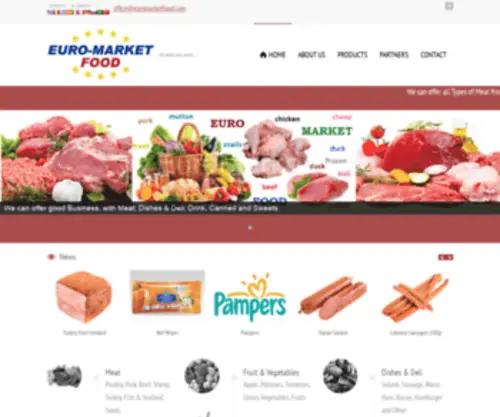 Euromarketfood.com(EuroMarketFood can offer all types of food and beverage) Screenshot