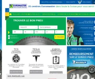 Euromaster.ch(Experts pneus auto été & pneus hiver) Screenshot