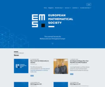 Euromathsoc.org(Euromathsoc) Screenshot