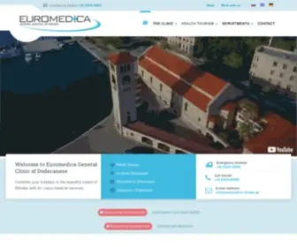 Euromedica-Rhodes.gr(Euromedica) Screenshot