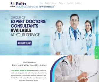 Euromedicalservices.in(Euro Medical Services) Screenshot