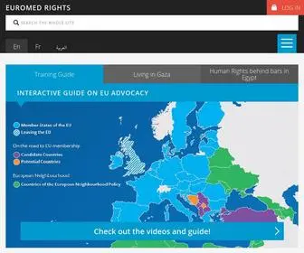 Euromedrights.org(EuroMed Rights) Screenshot