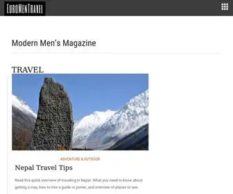 Euromentravel.com(Modern Men's Magazine) Screenshot