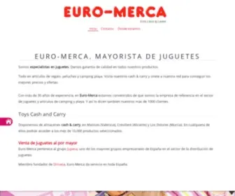 Euromerca.es(Euro-Merca, Toys Cash and Carry) Screenshot
