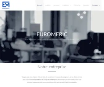 Euromeric.com(Site corporatif d'Euromeric) Screenshot