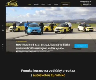 Euromiko.com(Autoškola Trenčín) Screenshot
