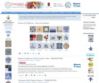 Euromkii.com(PORTUGUESE TILES AZULEJOS WHOLESALE FROM PORTUGAL) Screenshot