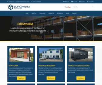 Euromodul.rs(EUROmodul company) Screenshot