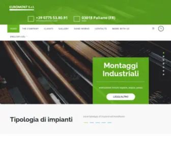 Euromontsrl.com(Euromont S.r.l) Screenshot