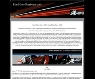 Euromoto-Northwest.com(Euromoto Northwest) Screenshot