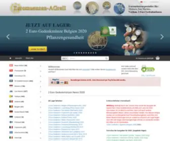 Euromuenzen-Agrell.eu(Euromuenzen AGrell) Screenshot