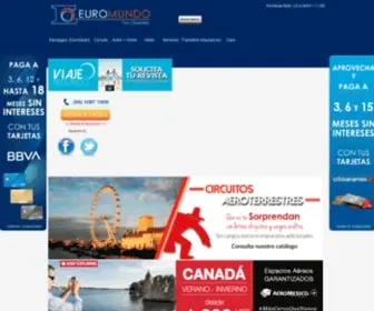 Euromundoenlinea.com.mx(Bienvenidos a Euromundoenlinea) Screenshot