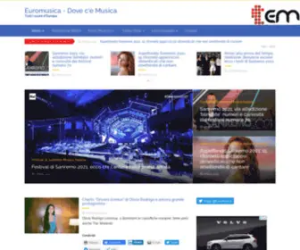 Euromusica.org(Dove c'è Musica) Screenshot