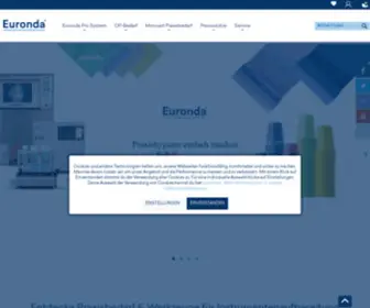 Euronda.de(Instrumentenaufbereitung & Praxisbedarf) Screenshot