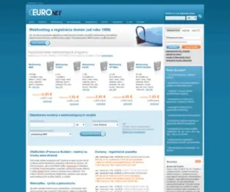 Euronet.sk(Webhosting a registrácia domén) Screenshot