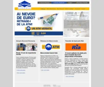 Euronetworldwide.ro(Bancomat Euronet Pagina Principală) Screenshot