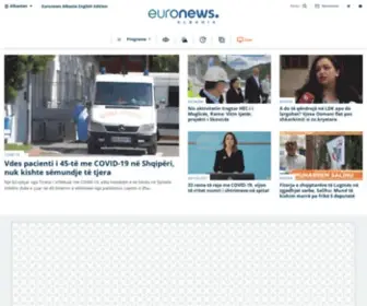 Euronews.al(Euronews Albania) Screenshot