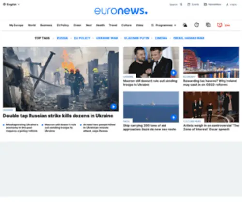 Euronews.com(International news) Screenshot