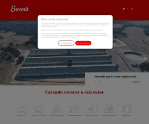 Euronit.pt(Telhas de fibrocimento) Screenshot